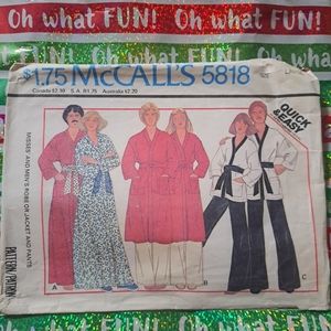 McCall's vintage pattern 5818🌺